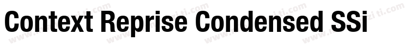Context Reprise Condensed SSi Bold字体转换